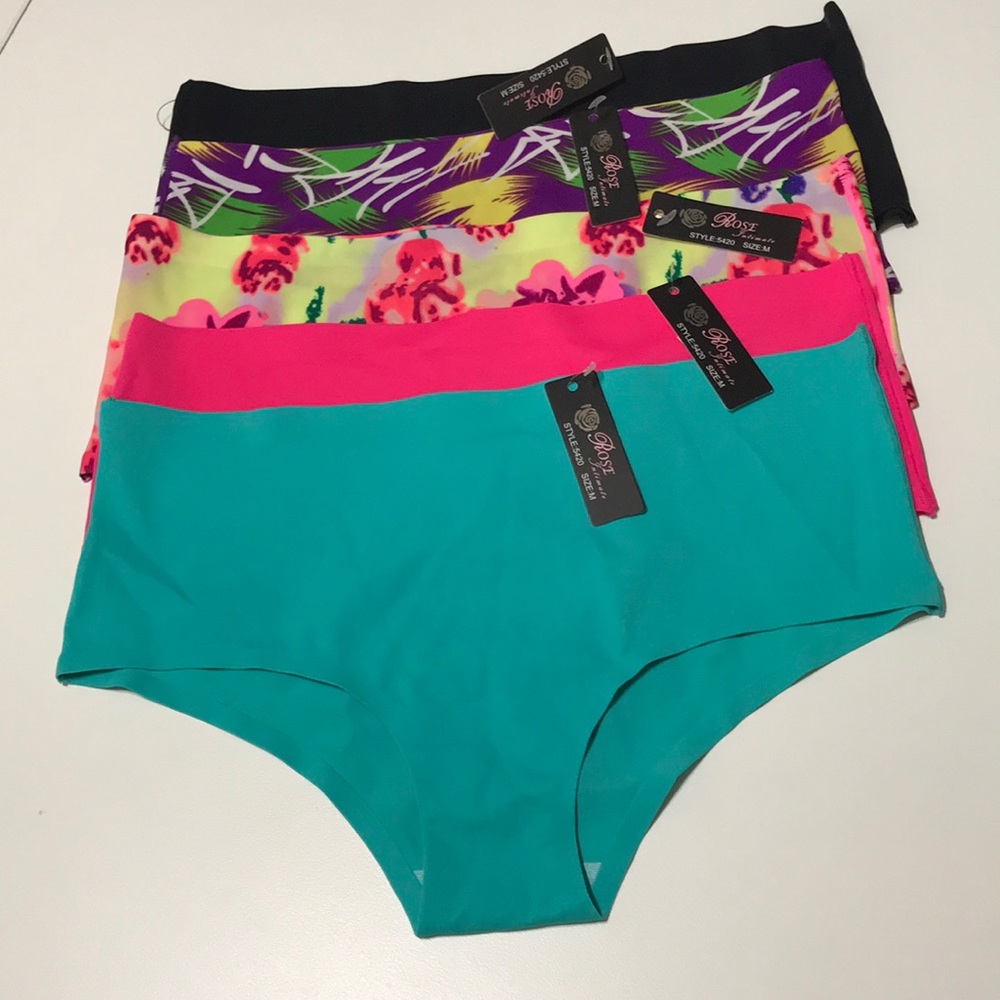 5pc seamless size M panties #p7-27
